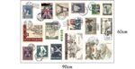 SK9169 Travel The World Famous City Home Decorative Removable Wall Decal DIY Travel Stamps Stickers - Image 8