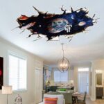SK9066A 3D Space,The astronauts decorative wall stickers /wall decal - Image 4