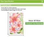 Living room wall creative floral stickers XL8135 rain flower removable wall stickers - Image 9