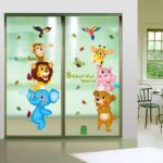 RELIZA WALL STICKER ANIMAL ANIMAL KIDS ZOO LION WALL STICKER XL8207 - Image 4