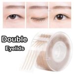 600pcs Eye Lift Strips Double Eyelid Tape Clear Gray Eyelid Stripe Big Eyes Invisible Double Fold Eyelid Sticker Makeup Tool