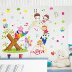 Music Hippopotamus XL8216 (90x60) - Wall Sticker / Wall Sticker - Image 4