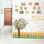 sk9024 Home decor love tree stickers for wall removable colorful wall pictures for living room - Image 2