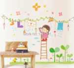Wall stickers for children rooms background bedroom wall stickers decoration kindergarten classroom wall sticker ropes AY9143 - Image 3
