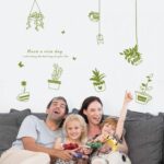Hanging Plant Wall Sticker size 50x70 xh4305