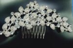 Crown silver with stone half style