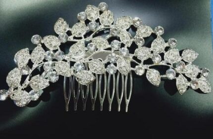 Crown silver with stone half style