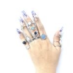 Mid rings silver