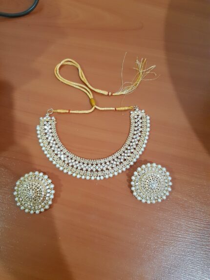 Pearl set golden der