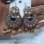 Earring kundan with jhumki earring - Image 4