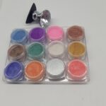 Pack of 12 shimmer dust with free eye stamp - Image 2