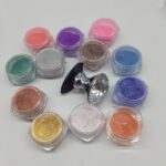 Pack of 12 shimmer dust with free eye stamp - Image 3