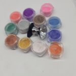 Pack of 12 shimmer dust with free eye stamp - Image 4