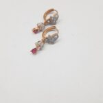 Earring golden latcan - Image 3