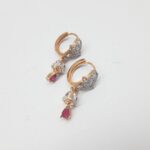 Earring golden latcan - Image 4