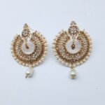 Golden earring for party wear - Image 4