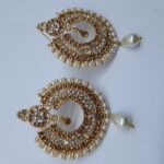 Golden earring for party wear - Image 5