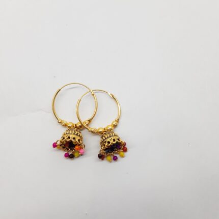 Multicolor jhumki