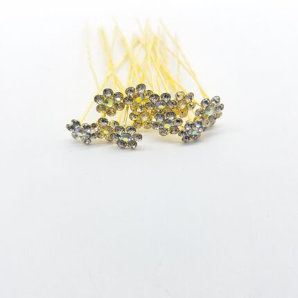 Hair styling pins golden