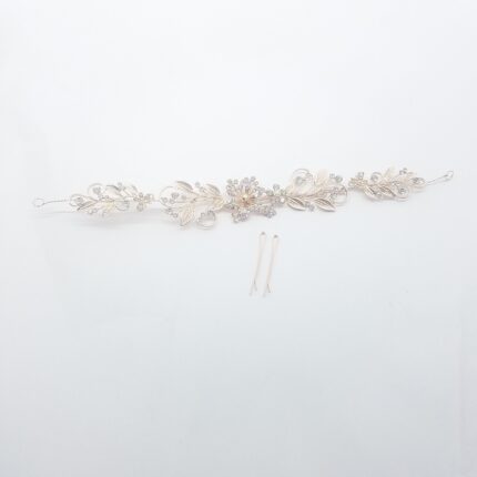 Hair styling clip golden
