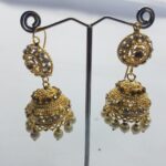 Jhumki golden pearl - Image 2