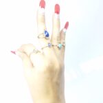 Antique GolDeN StOne fiVe RInG - Image 3