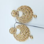 Copper Kundan earings - Image 2