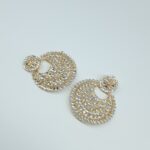 Golden Kundan earings - Image 2