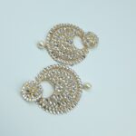 Golden Kundan earings - Image 3