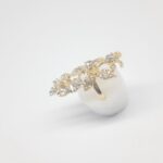 Beautiful stylish ring golden Polki - Image 3