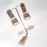 Indian bridal choker set multi colour - Image 2