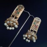 Indian bridal choker set multi colour - Image 3
