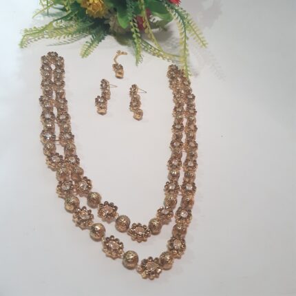 New style mala with BinDiYa and earings cooper