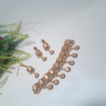 Bridal chokar set golden - Image 2