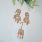 Bridal set white golden - Image 5