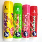 Pack of 4 lovely lips balm