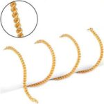 Copy of Set of 4 - Golden Alloy Chains pack of 4 gold plated chains - Image 4