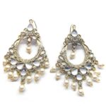 antique pearl erring for girls - Image 2