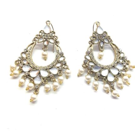antique pearl erring for girls