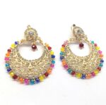 Multi pearl earring for girls - Image 3