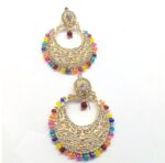 Multi pearl earring for girls - Image 2