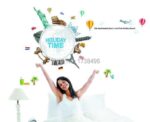 JM7260 Wrold Travel Vinyl wall sticker decal art Global Village bedroom Kids Room Wall Decor - Image 4
