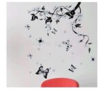 jm8062 Black Flying Butterfly Wall Stickers for Living room Bedroom Tv Sofa Background Window Glasses Home Decals Art Murals Home Decor - Image 7