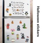 Kawaii Cartoon Halloween PVC Wall Stickers For Kids Bedrooms Window Background size 50x70 sk7123 - Image 4