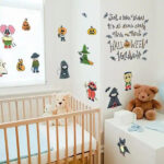 Kawaii Cartoon Halloween PVC Wall Stickers For Kids Bedrooms Window Background size 50x70 sk7123 - Image 2