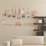 Large Size Wall Decal Creative Combination World Travel Wall Stickers for Home Decoration ay9011 - Image 9