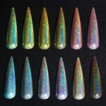 6 Box Nail Glitter Powder 6 rendom Colors Rainbow Holo Laser Shining Pigment Holo Champage Nail Art Decorations - Image 3