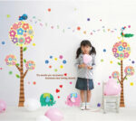 Children's Square Living Room Cartoon Classroom Kindergarten Theme Wall Sticker Removable Art Decor Mural Decal Sticker AY213a - Image 3