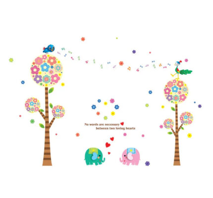 Children's Square Living Room Cartoon Classroom Kindergarten Theme Wall Sticker Removable Art Decor Mural Decal Sticker AY213a