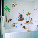 MJ8013 Decorative Monkey wall sticker